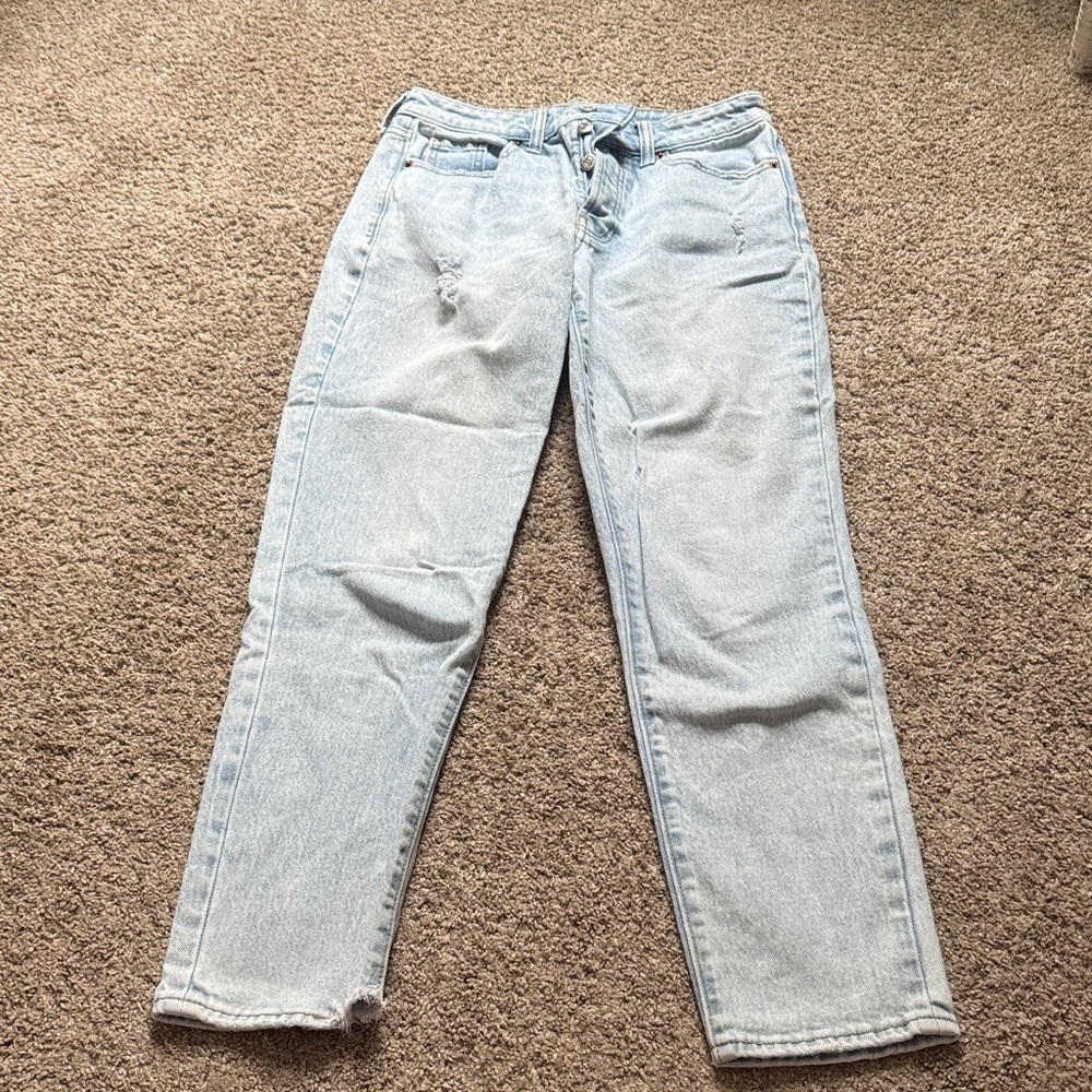 Old Navy Women's Light Wash Straight Leg Jeans